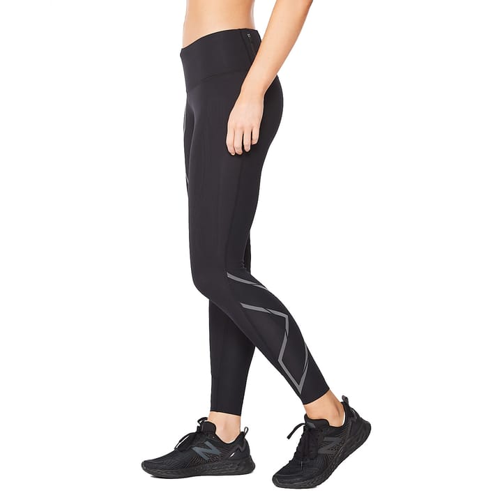 2XU Women's Light Speed Mid-Rise Compression Tights Black/Black 2XU