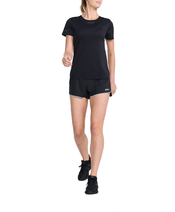 Women's Light Speed Tech Tee BLACK/ BLACK REFLECTIVE 2XU