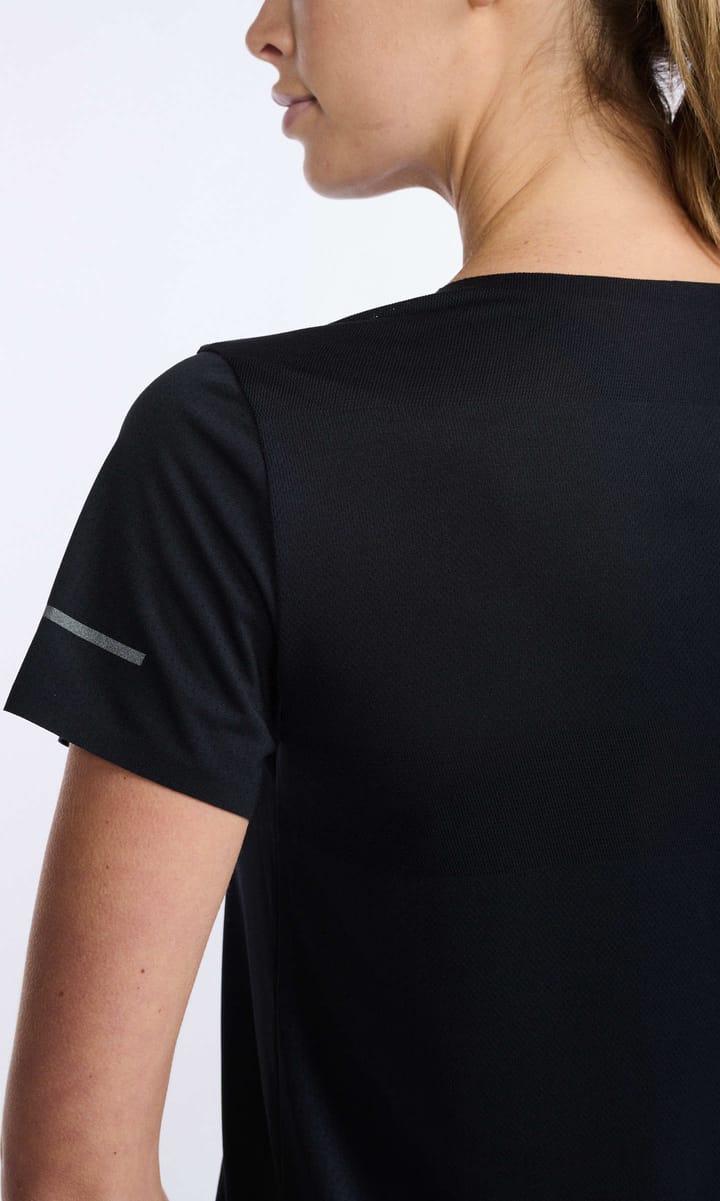 2XU Women's Light Speed Tech Tee Black/Black Reflective 2XU