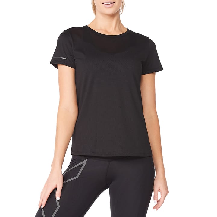 Women's Light Speed Tech Tee BLACK/ BLACK REFLECTIVE 2XU