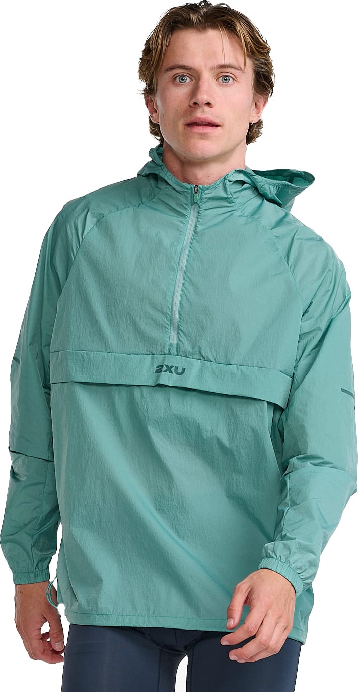 2XU Men's Aero Anorak Raft/Pine Reflective 2XU