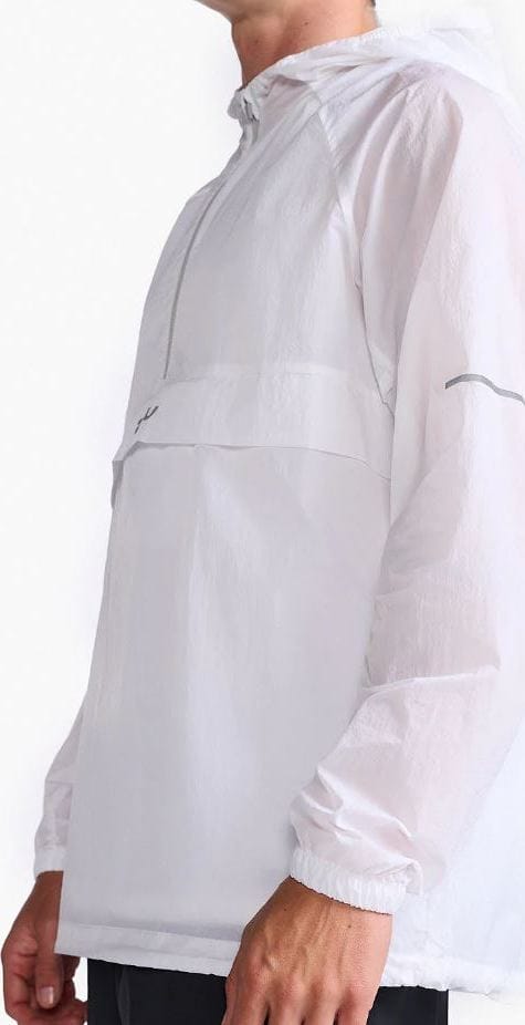 2XU Men's Aero Anorak White/Silver Reflective 2XU 2XU Men's Aero Anorak White/Silver Reflective 2XU