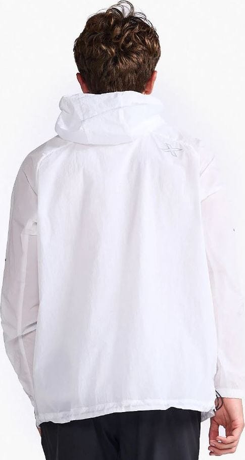 2XU Men's Aero Anorak White/Silver Reflective 2XU 2XU Men's Aero Anorak White/Silver Reflective 2XU