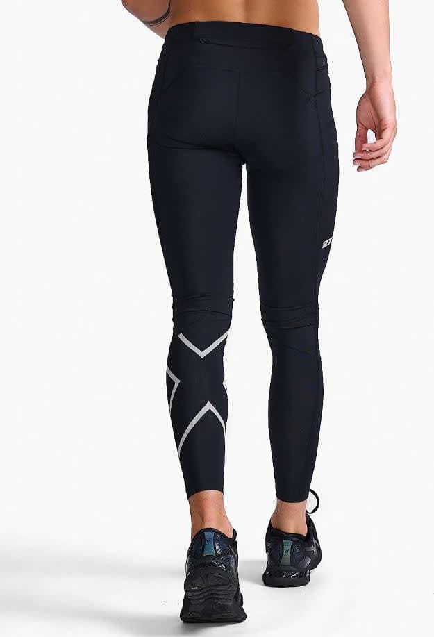 2XU Men's Aero Compression Tights Black/Silver Reflective 2XU