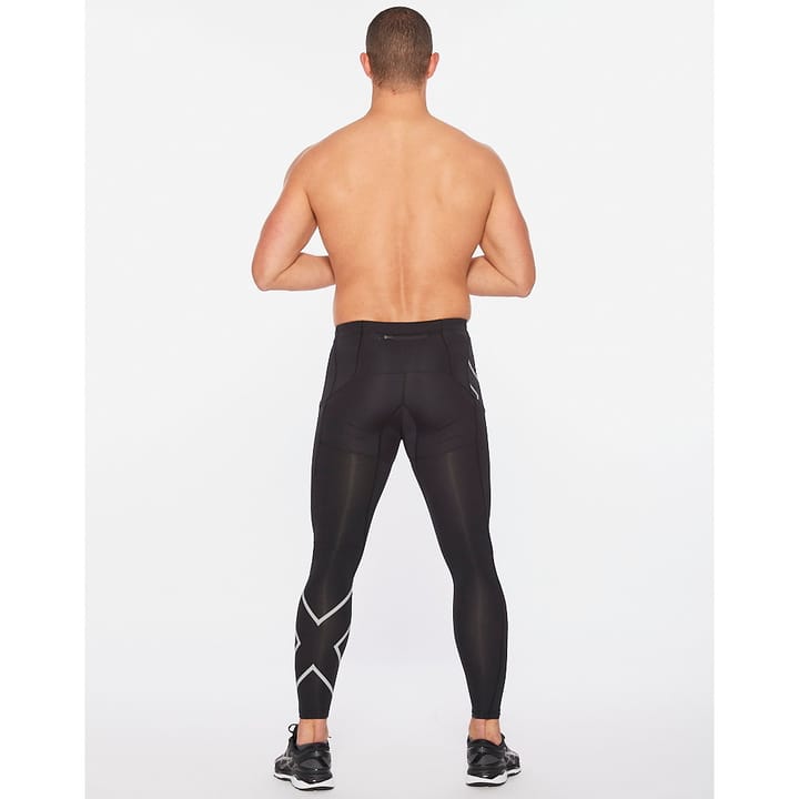 2XU Men's Aero Vent Compression Tights Black/Silver 2XU