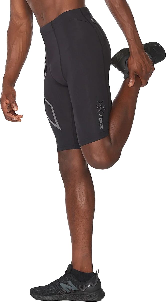 2XU Men's MCS Run Compression Shorts Black/Black Reflective 2XU