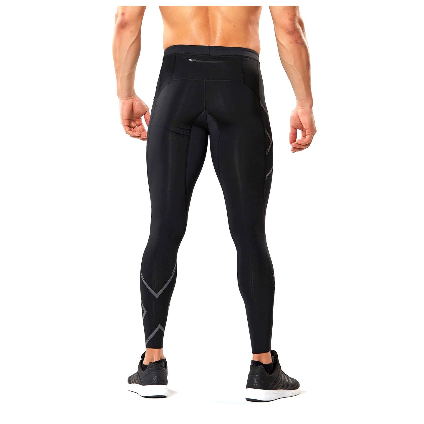 2XU Men's MCS Run Compression Tights Black/Black Reflective | Buy