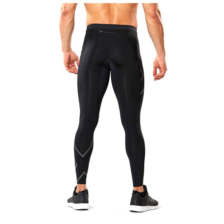 2XU Men's MCS Run Compression Tights Black/Black Reflective 2XU