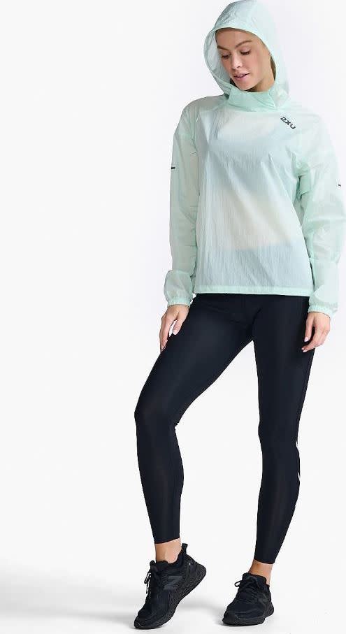 2XU Women's Aero Anorak Glacier/Black Reflective 2XU