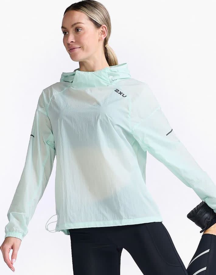 2XU Women's Aero Anorak Glacier/Black Reflective 2XU