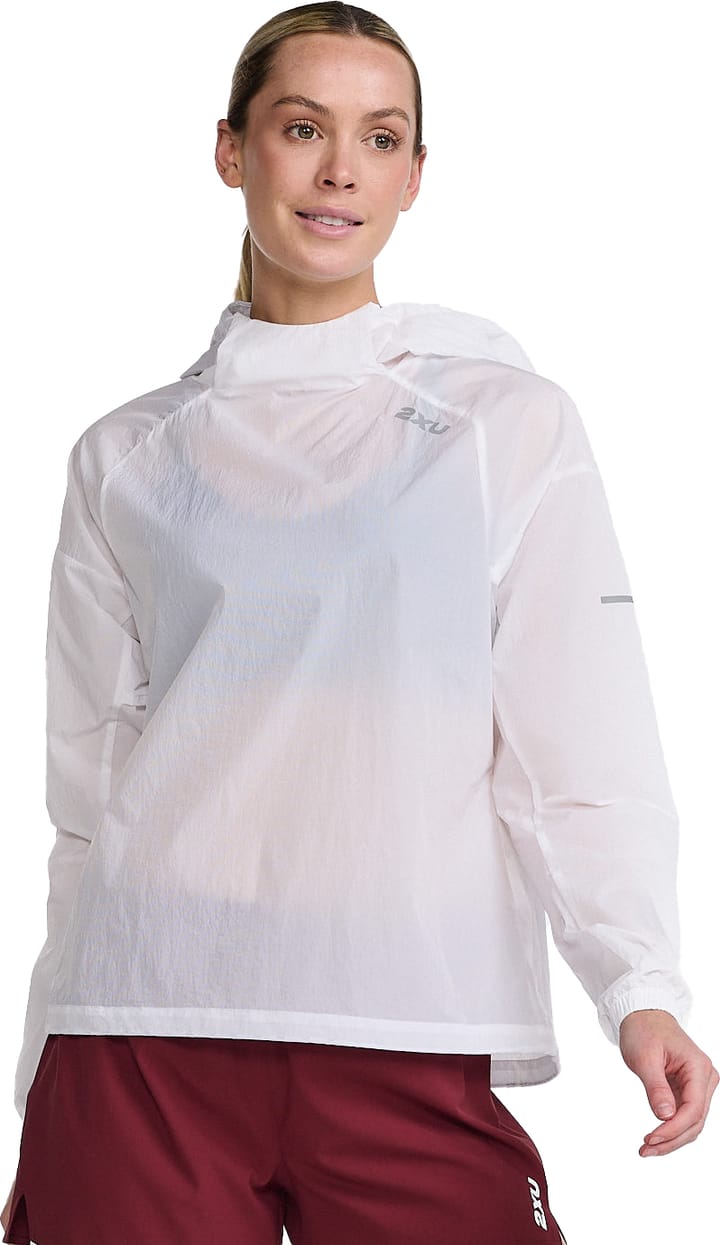 2XU Women's Aero Anorak White/Silver Reflective 2XU