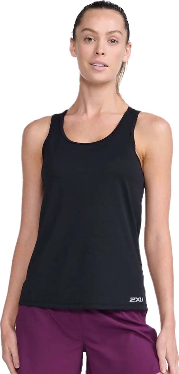 2XU Women's Aero Singlet Glacier/White Reflective