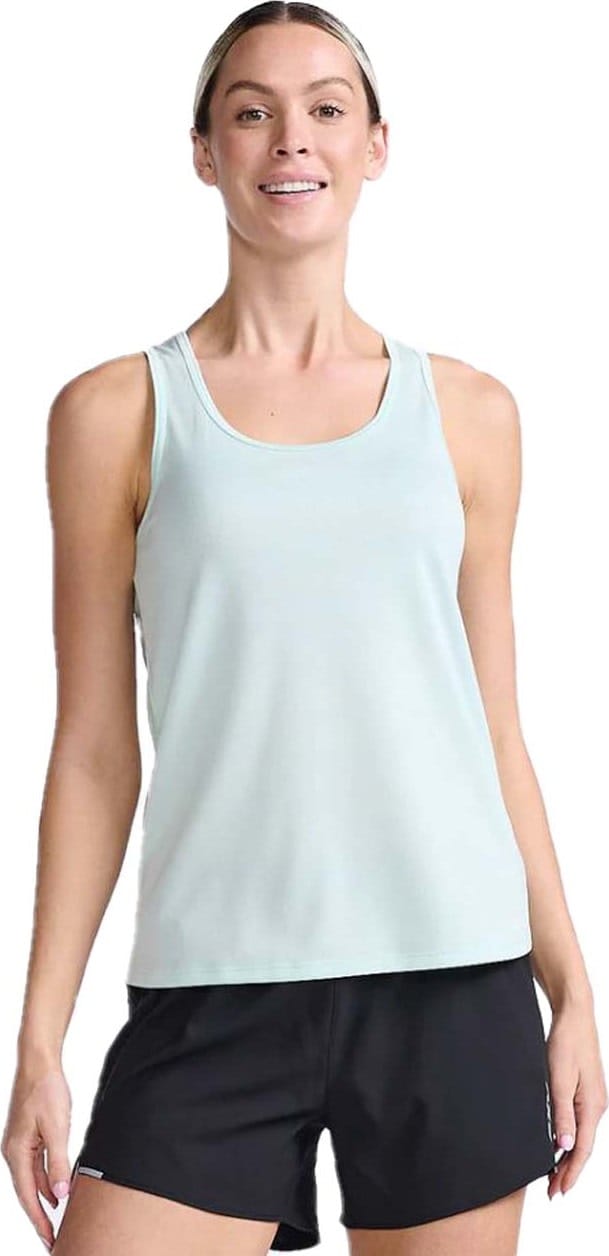 2XU Women's Aero Singlet Glacier/White Reflective 2XU
