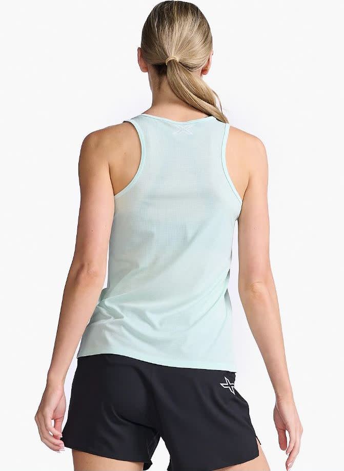 Women's Aero Singlet GLACIER/WHITE REFLECTIVE 2XU