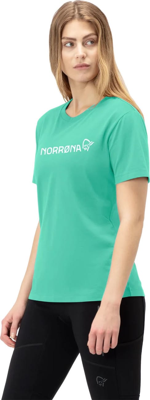 Norrøna Women's /29 Cotton Norrøna Viking T-Shirt Winter Green Norrøna