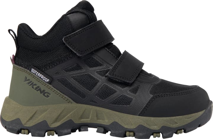 Viking Footwear Junior's Track Mid Waterproof 2v Olive Viking Footwear