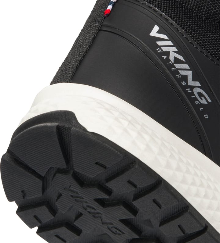Viking Footwear Kids' Equip Mid Waterproof 2V Black Viking Footwear