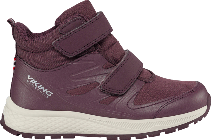Viking Footwear Kids' Equip Mid Waterproof 2V Grape Viking Footwear