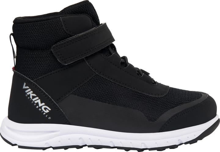 Viking Kids' Knapper Reflective Mid Waterproof 1V Black Viking