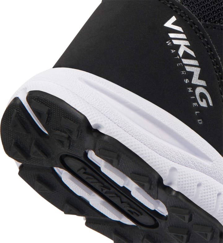 Viking Kids' Knapper Reflective Mid Waterproof 1V Black Viking