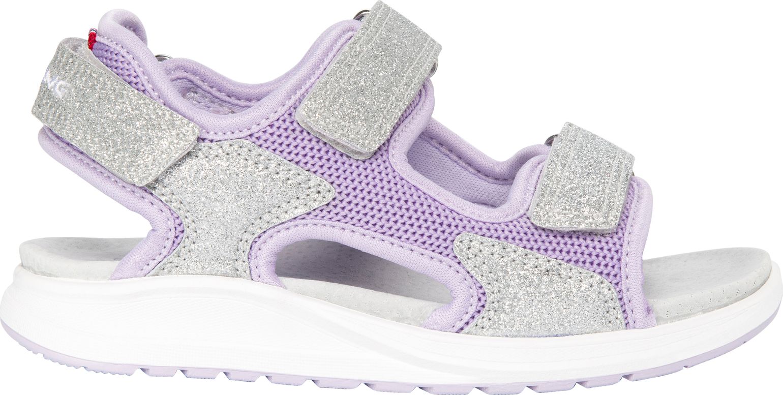 Viking Footwear Kids' Anchor Glitter Sandal 3v Lilac