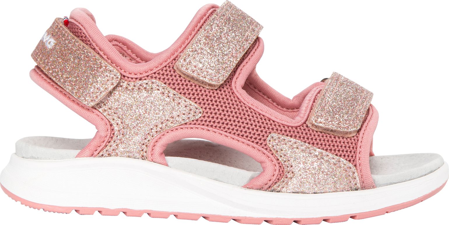 Viking Footwear Kids' Anchor Glitter Sandal 3v Light Pink