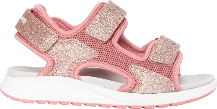 Viking Footwear Kids' Anchor Glitter Sandal 3v Light Pink Viking Footwear