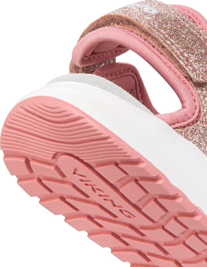 Viking Footwear Kids' Anchor Glitter Sandal 3v Light Pink Viking Footwear