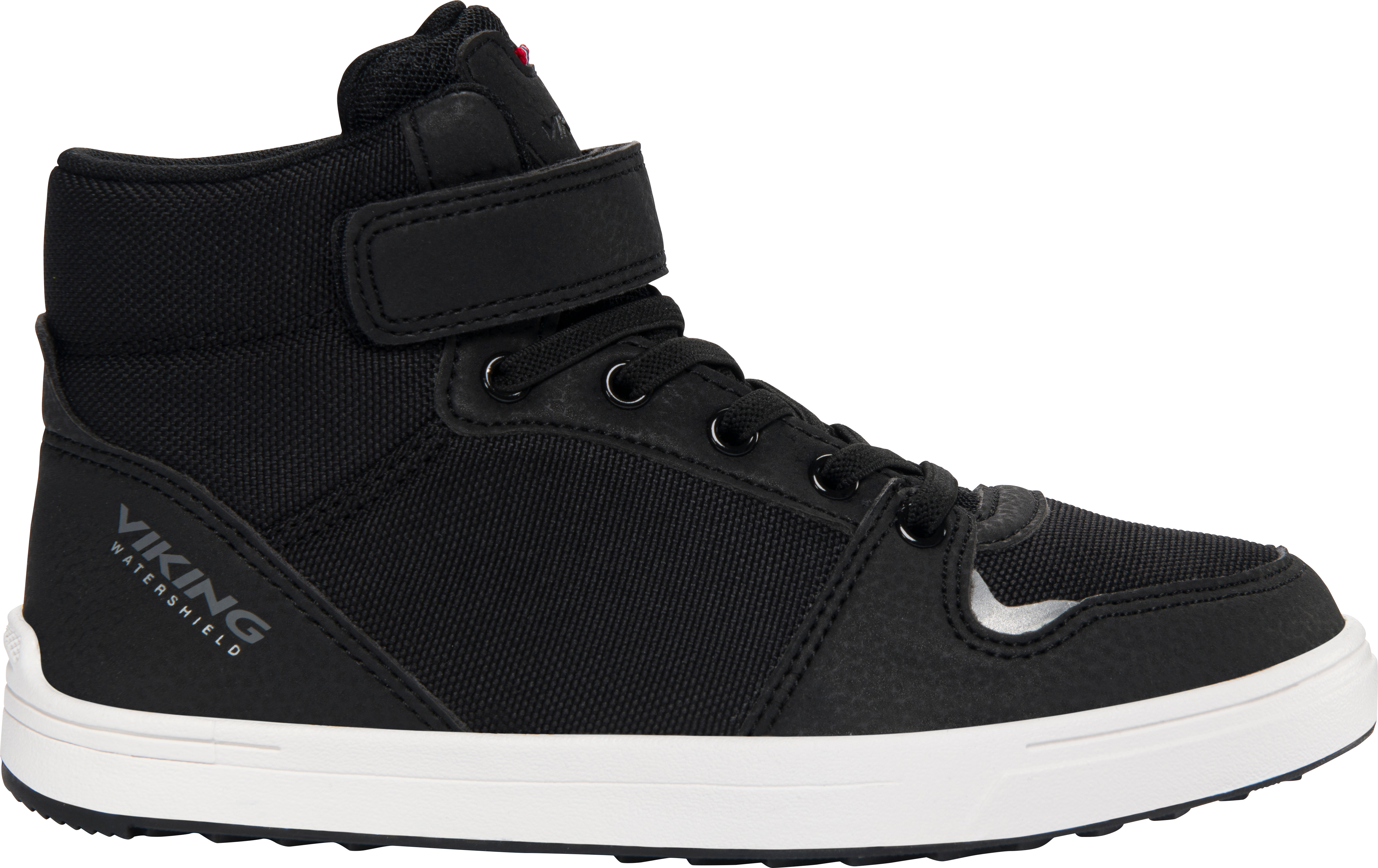Viking Footwear Junior's Leon Mid Waterproof 1v Black/eggshell Sneakers 31