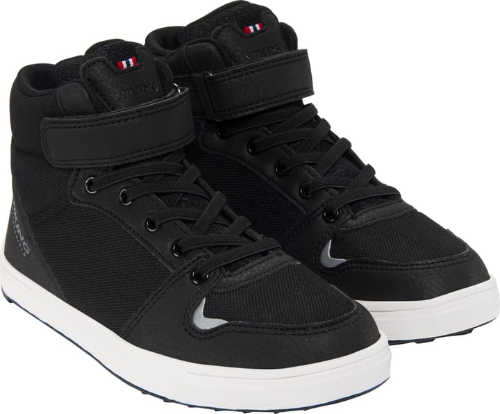 Viking Footwear Junior's Leon Mid Waterproof 1v Black/eggshell Viking Footwear Viking Footwear Junior's Leon Mid Waterproof 1v Black/eggshell Viking Footwear