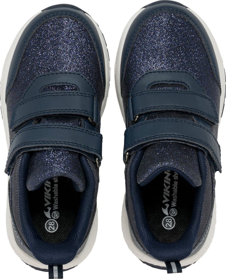 Viking Footwear Kids' Bouncy Glitter Waterproof 2v Navy Viking Footwear