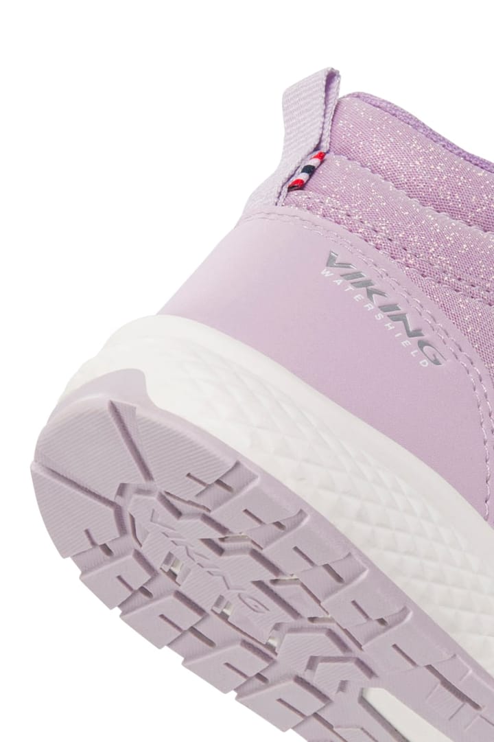 Viking Footwear Kid's Bouncy Glitter Mid Wp 2v Lilac Viking Footwear