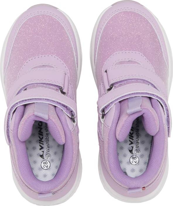 Viking Footwear Kid's Bouncy Glitter Mid Wp 2v Lilac Viking Footwear Viking Footwear Kid's Bouncy Glitter Mid Wp 2v Lilac Viking Footwear