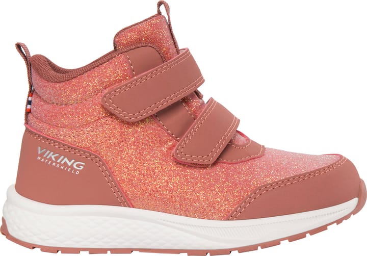 Viking Footwear Kid's Bouncy Glitter Mid Wp 2v Pink Viking Footwear