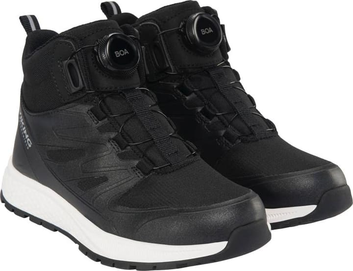 Viking Footwear Junior Equip Mid Waterproof Boa Black Viking Footwear