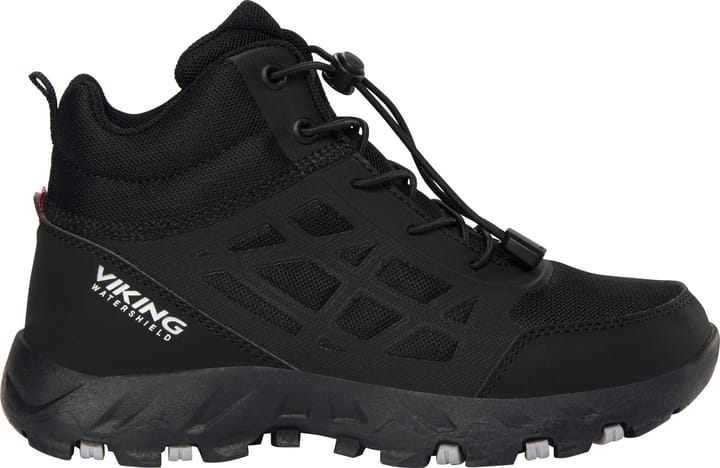 Viking Footwear Junior Track Mid Waterproof Sl Black Viking Footwear