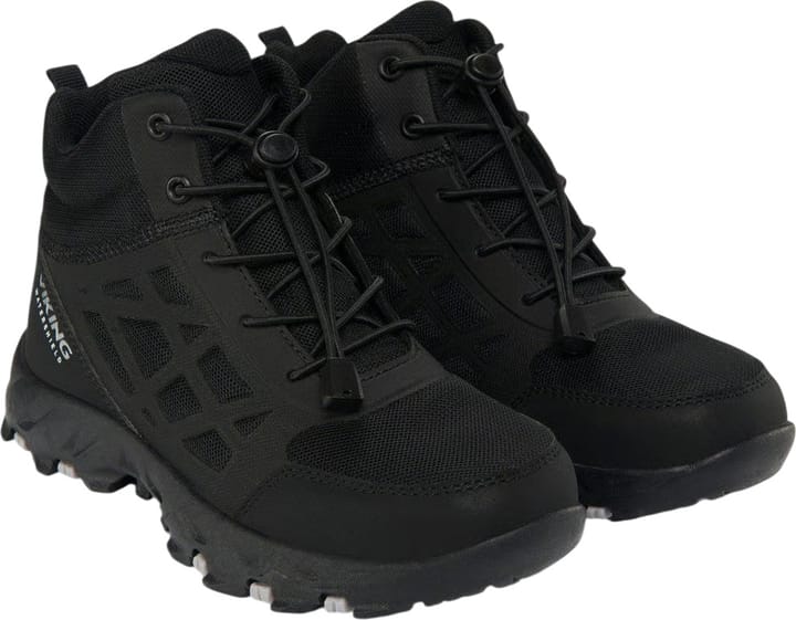 Viking Footwear Junior Track Mid Waterproof Sl Black Viking Footwear