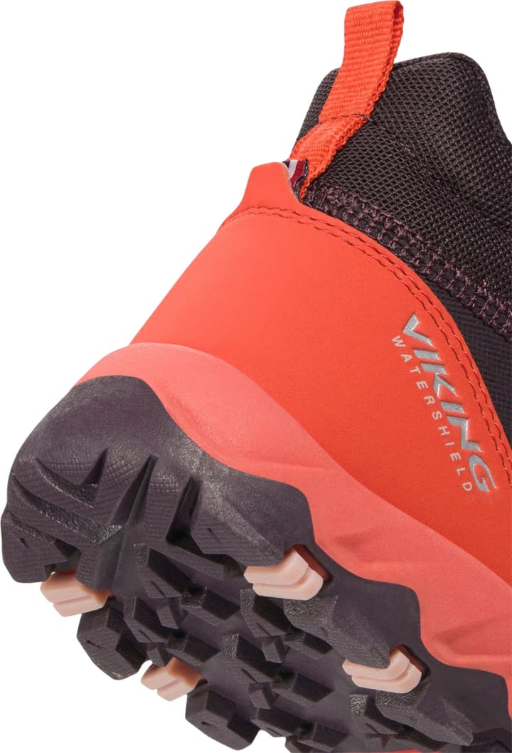 Viking Footwear Junior Track Mid Waterproof SL Plum Viking Footwear