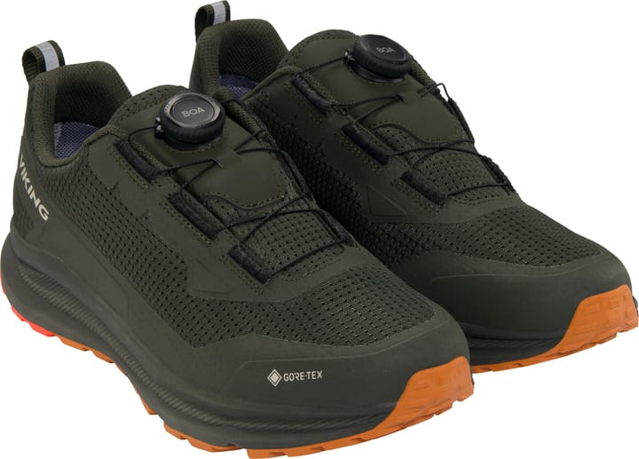 Viking Footwear Men's Motion Low Gore-Tex Boa Pine/red Viking Footwear