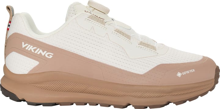 Viking Footwear Women's Motion Low GORE-TEX Boa Cream/brown Viking Footwear