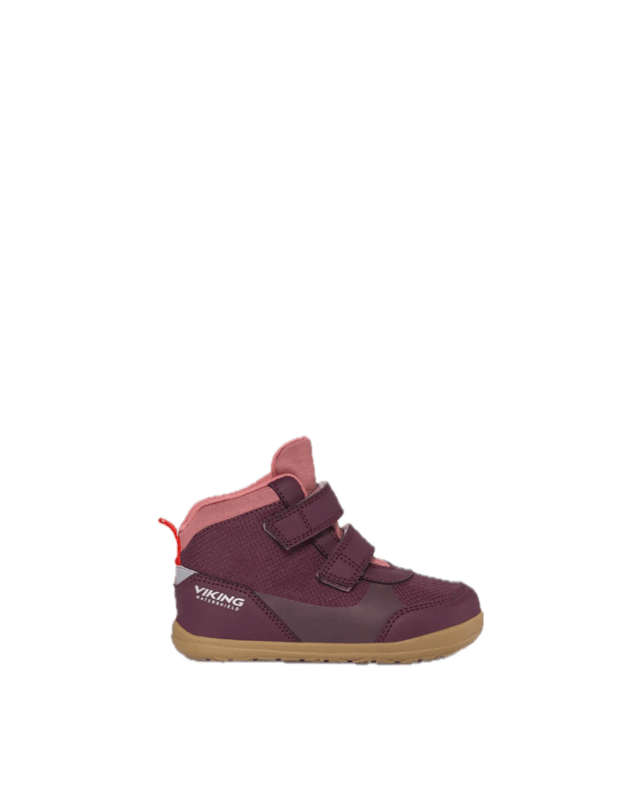 Viking Footwear Kid´s/Junior ´s Aspen Barefoot Mid Wp 2v Plum Viking Footwear