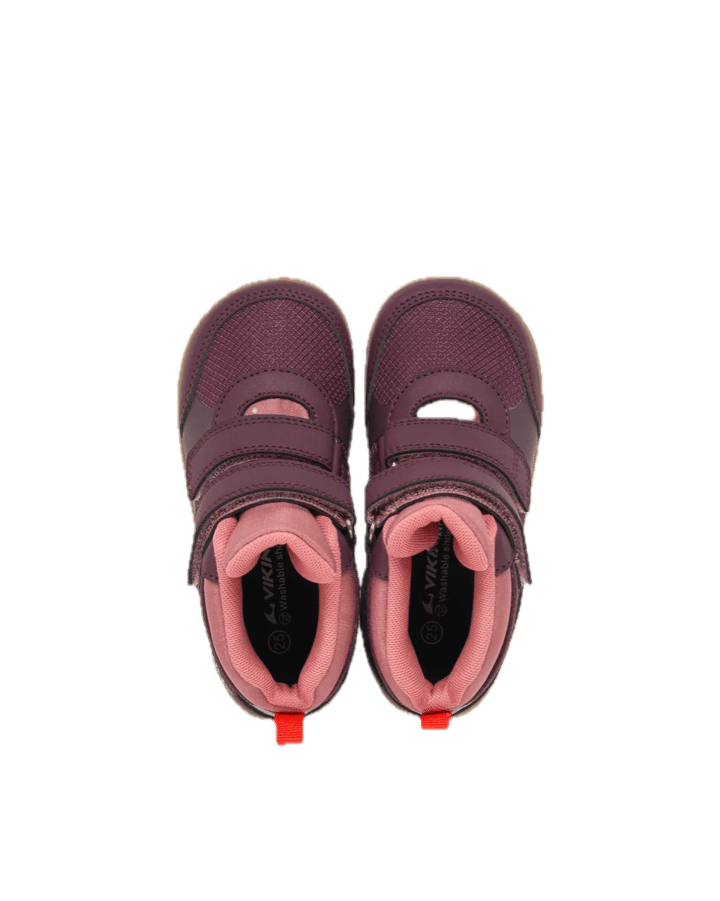 Viking Footwear Kid´s/Junior´s Aspen Barefoot Mid Wp 2v Plum Viking Footwear