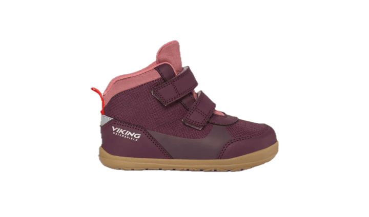 Viking Footwear Kid´s/Junior´s Aspen Barefoot Mid Wp 2v Plum Viking Footwear