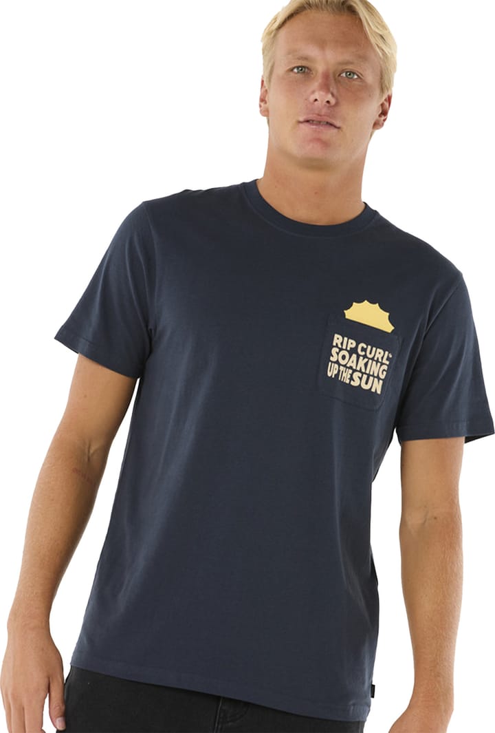 Rip Curl Sun Soaker Pocket Tee Dark Navy Rip Curl