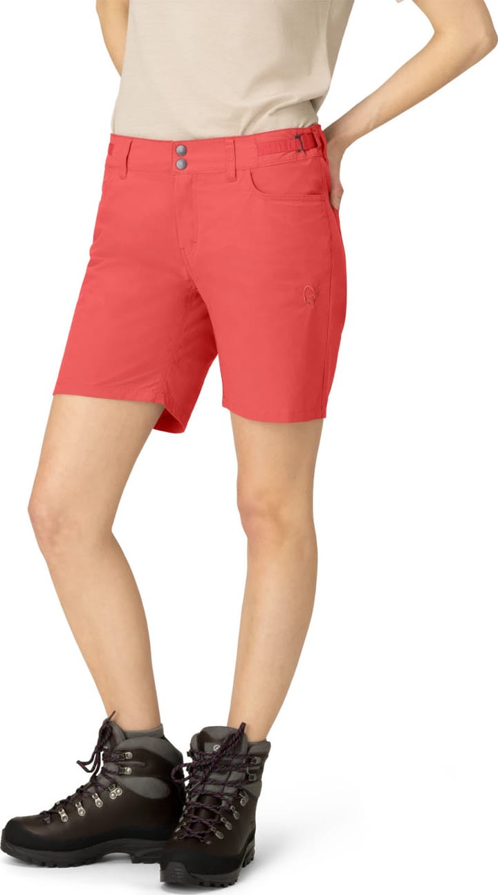 Norrøna Women's Femund Cotton Shorts Paprika Norrøna