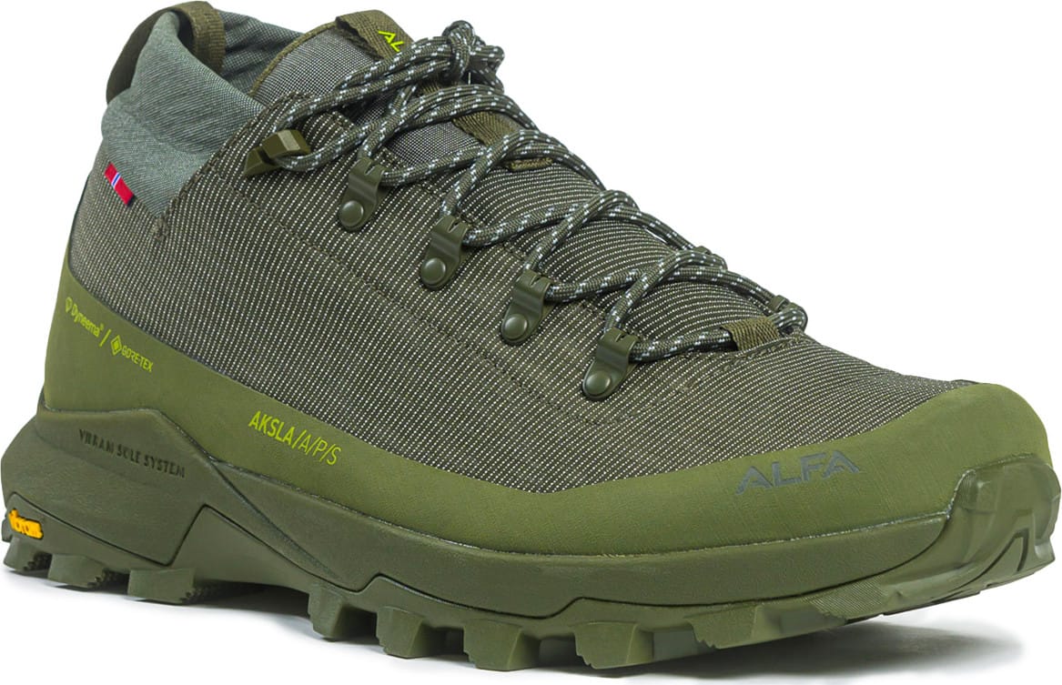 α ALPHA アルファ Alfa Men's Aksla A/P/S Green | Buy Alfa Men's Aksla A/P/S Green