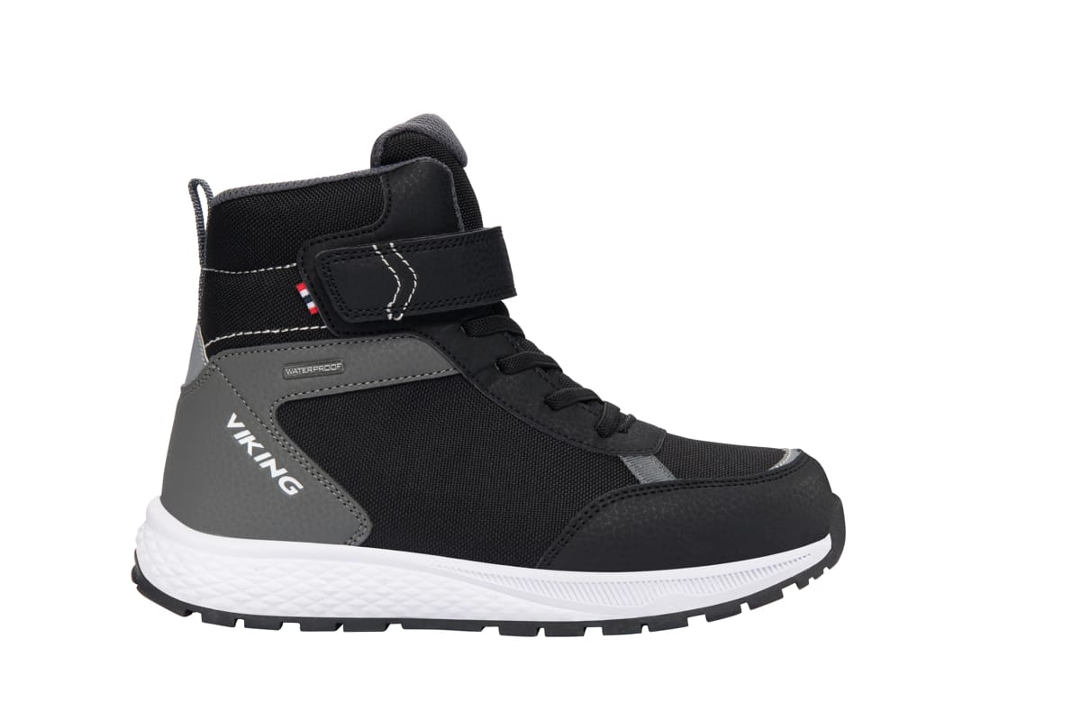 Viking Footwear Kids' Equip Sneaker Waterproof Insulated Black/Grey