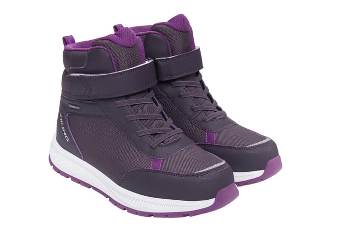 Viking Footwear Kids' Equip Sneaker Waterproof Insulated Aubergine/Purple Viking Footwear