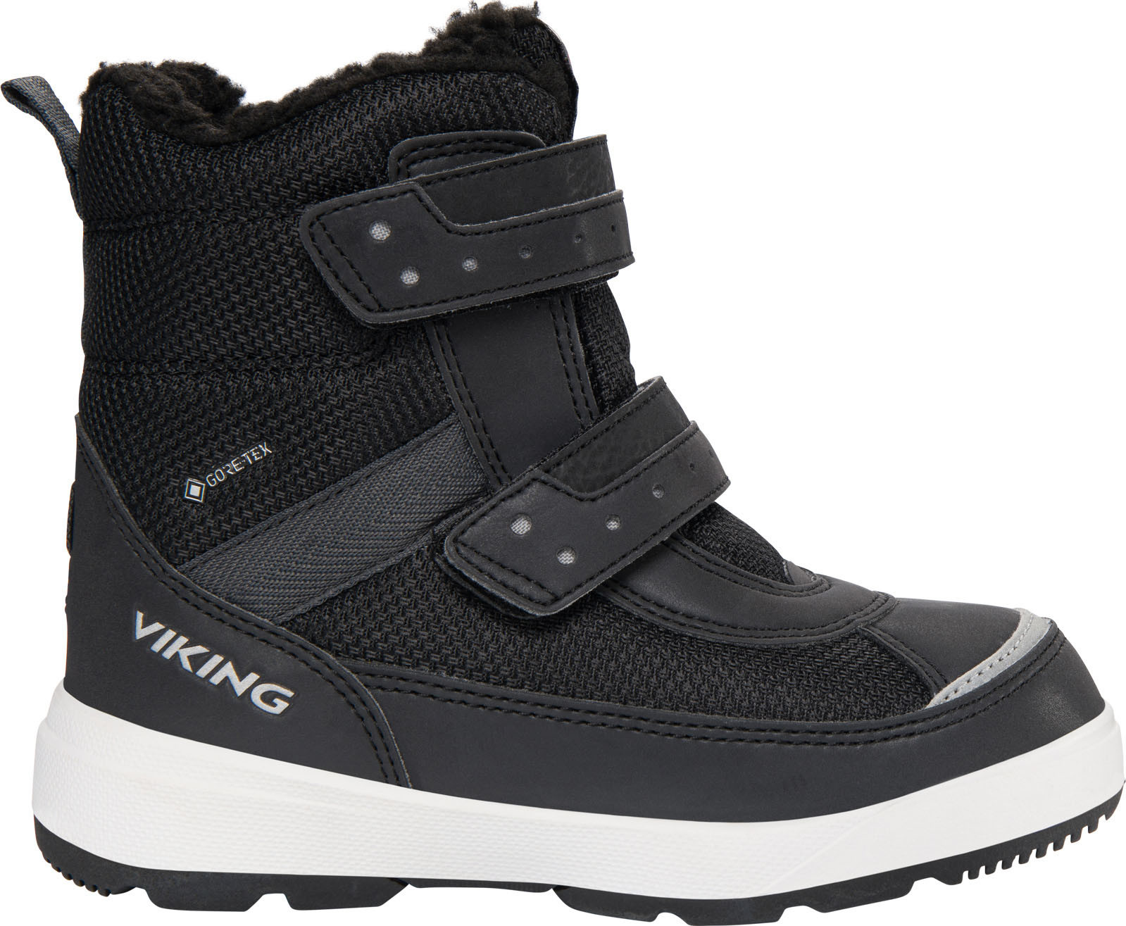 Viking Footwear Kids' Play Reflex Warm GORE-TEX 2v Reflective/Black Vinterkängor 22