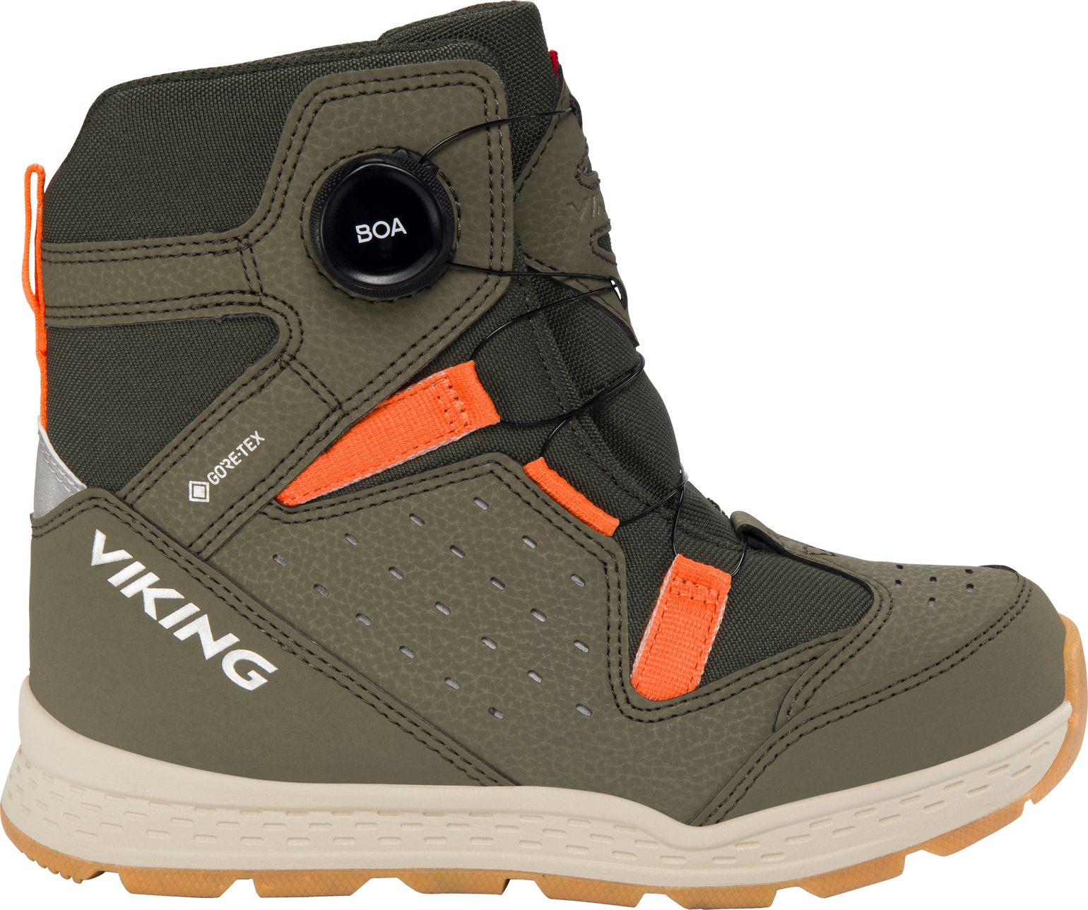 Viking Footwear Kids' Espo Reflex Warm GORE-TEX Boa Olive